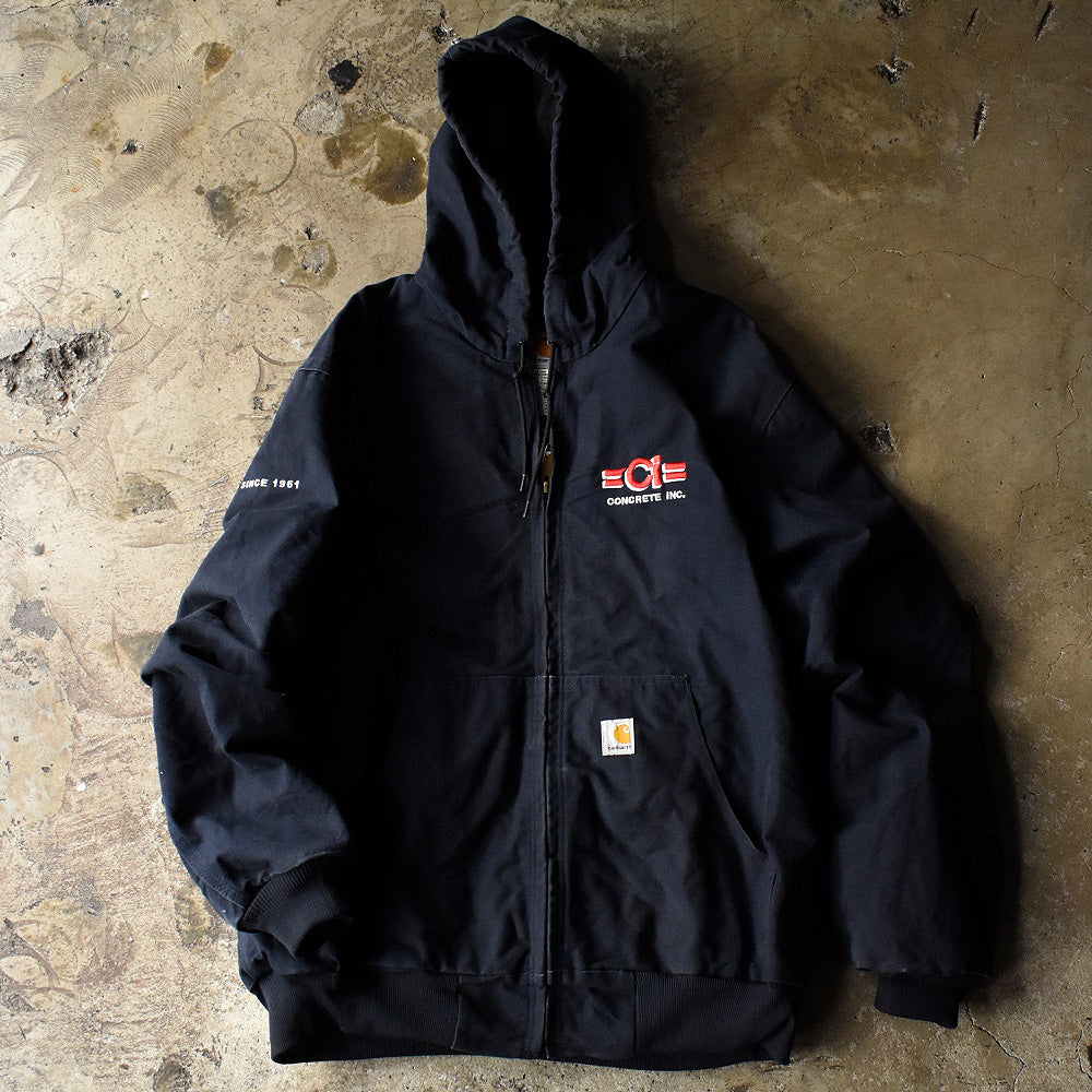 90’s 刺繡! Carhartt アクティブパーカー メッシュライナー USA製 231004