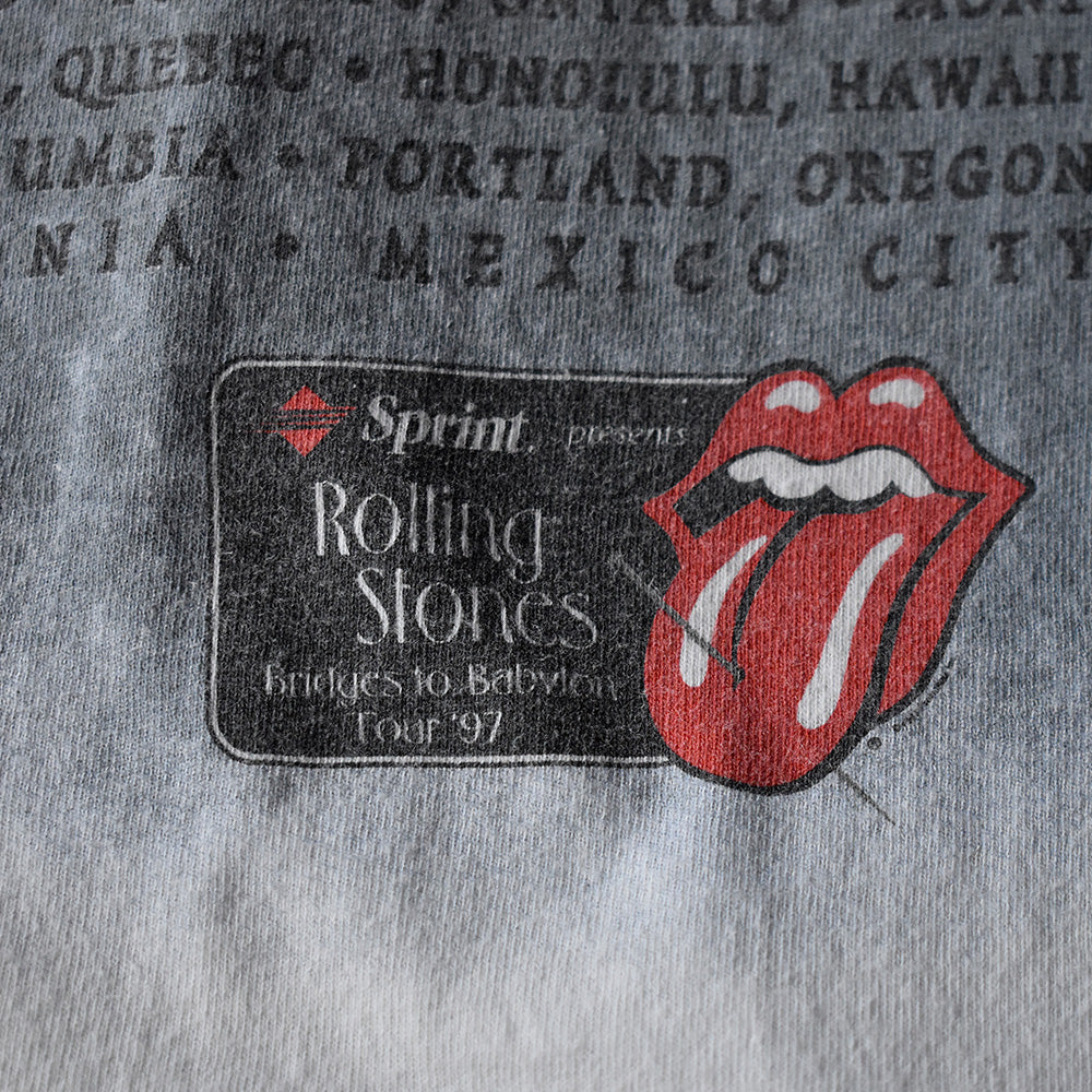 90’s The Rolling Stones “Bridges to Babylon” World Tour Tシャツ 250416H