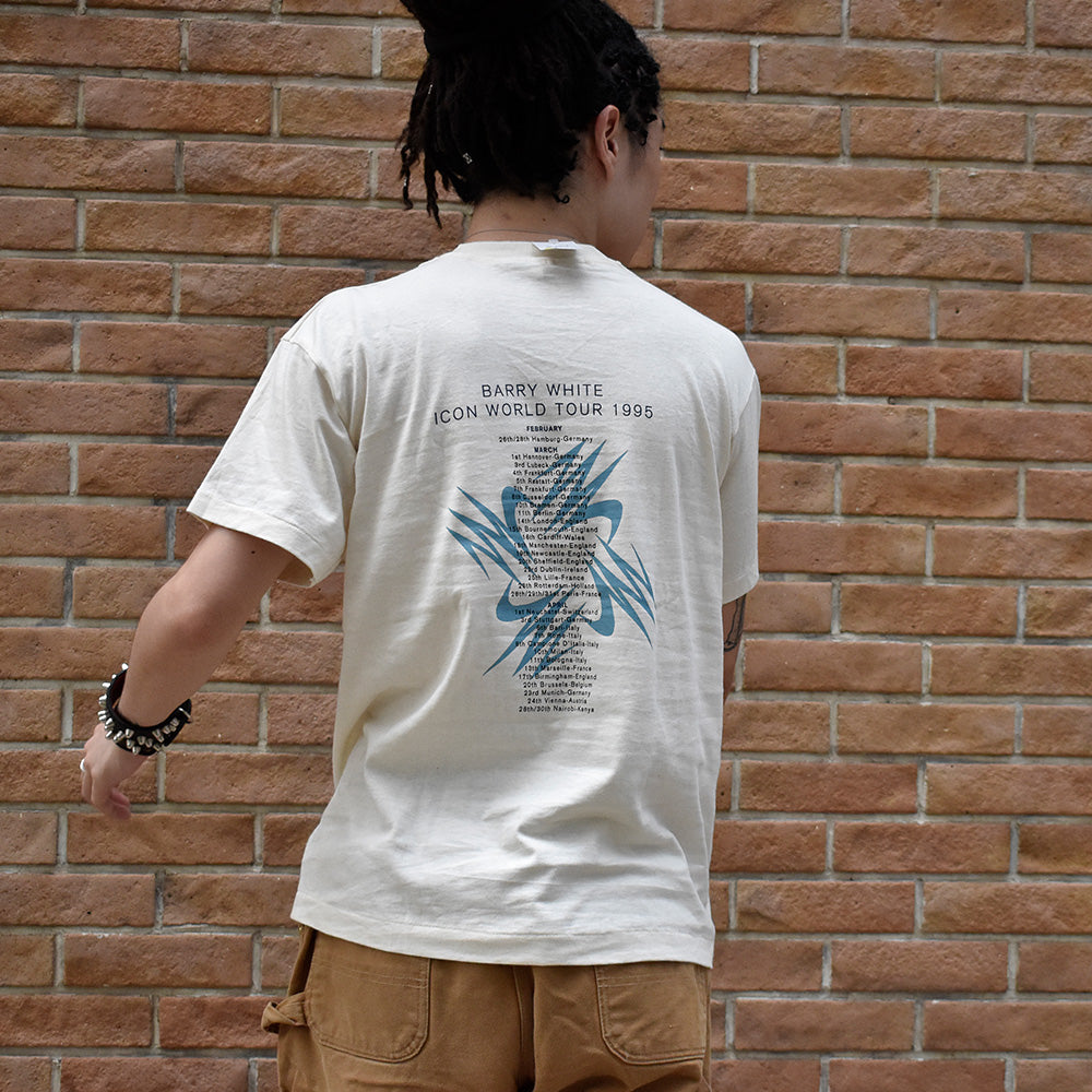 90's デッドストック! Barry White “Icon” World Tour Tシャツ 240809H