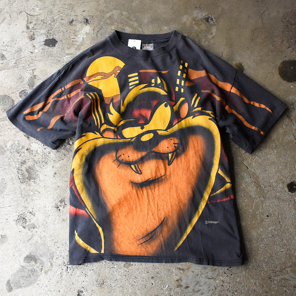 90's AOP! Looney Tunes “タズマニアンデビル” Tシャツ 250413H