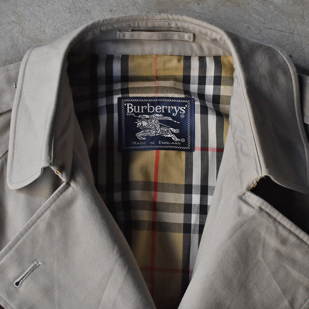 90’s Burberry バーバリーチェック トレンチコート 英国製 240108