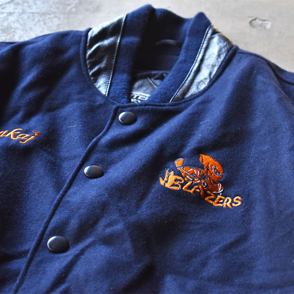 90's OUTER BOUNDARY “BLAZERS” バーシティジャケット スタジャン USA