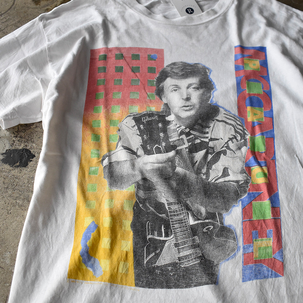 80's Paul McCartney “The Paul McCartney“ World Tour 1989/90 ロック Tシャツ 250901H