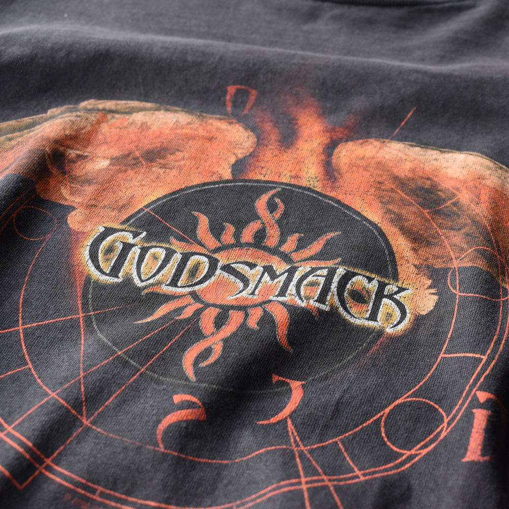 Y2K Godsmack “Flaming Wings” ロック Tシャツ 250711