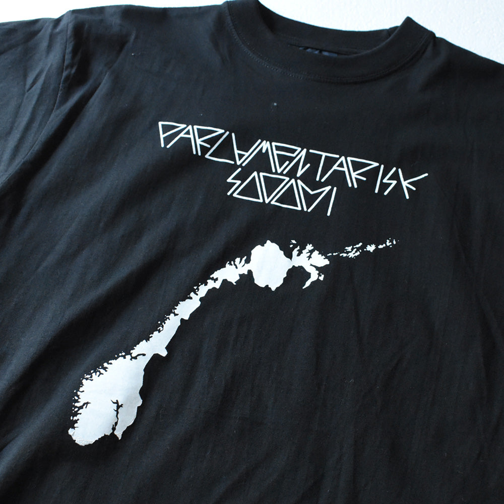 デッドストック! Parlamentarisk Sodomi "Norway Map" Tシャツ 250923