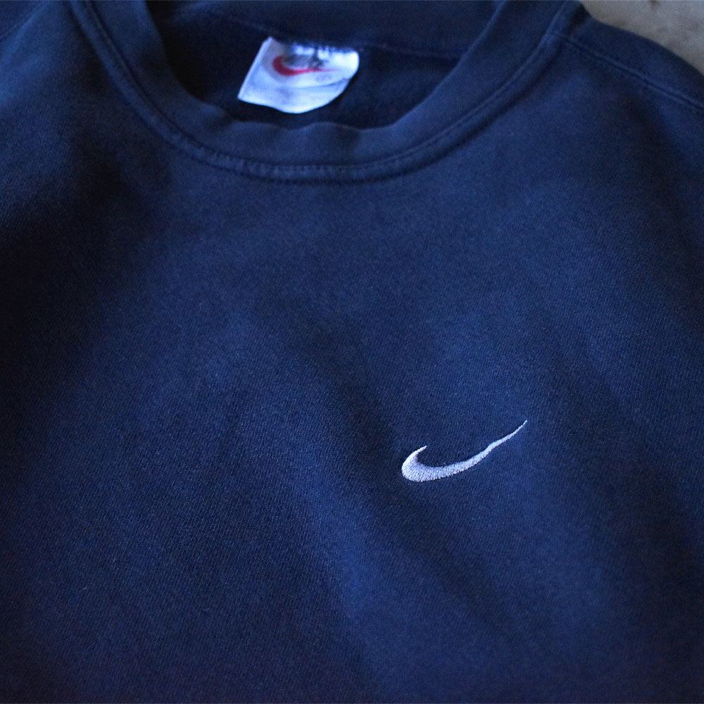 90’s NIKE swoosh 刺繍ロゴ スウェット USA製 240105