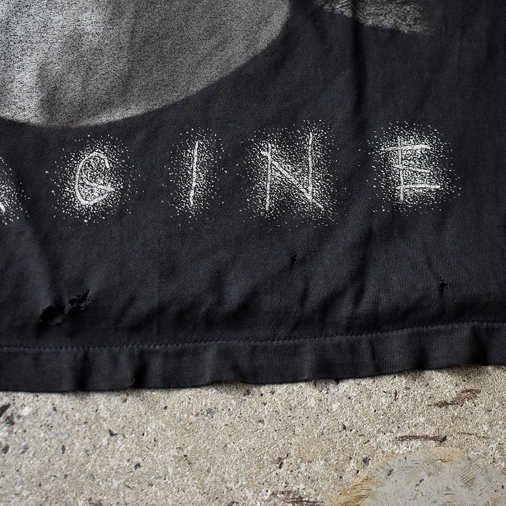 90's ダメージ! John Lennon “Imagine“ ビッグプリント! ロック Tシャツ 240708H