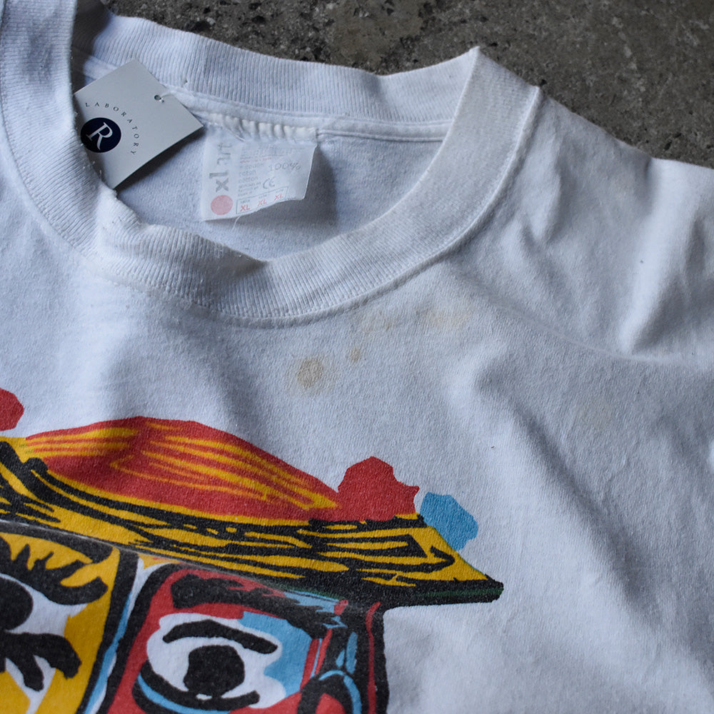 Y2K Pablo Picasso “帽子をかぶった女性” art Tシャツ 240104H