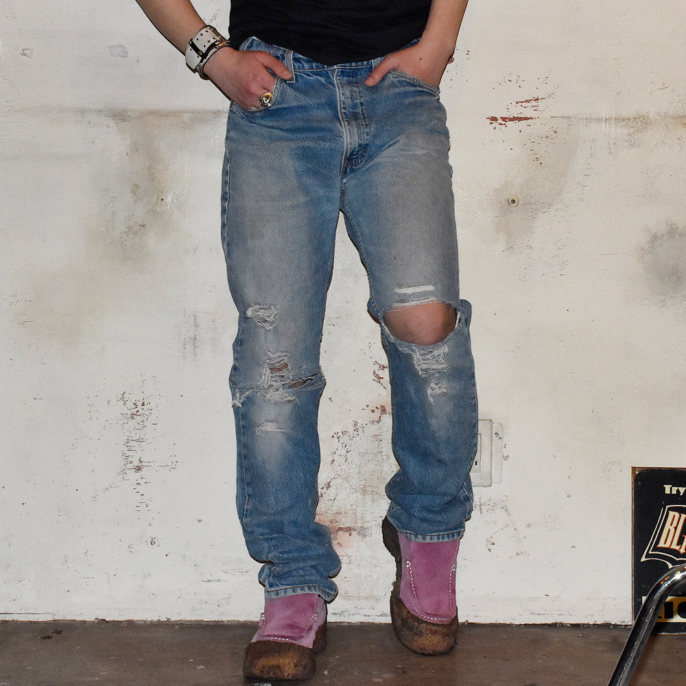 90's ダメージ! Levi’s 505 デニムパンツ オレンジタブ 240329H