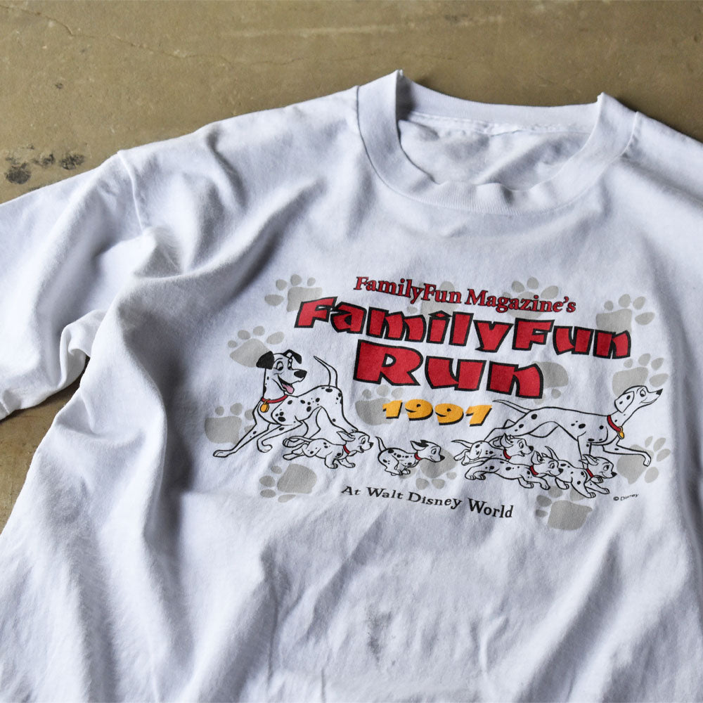 ドスペ 90s 101匹わんちゃん パロディ Tシャツ 90's Disney “One Hundred and One Dalmatians” 101匹わんちゃん