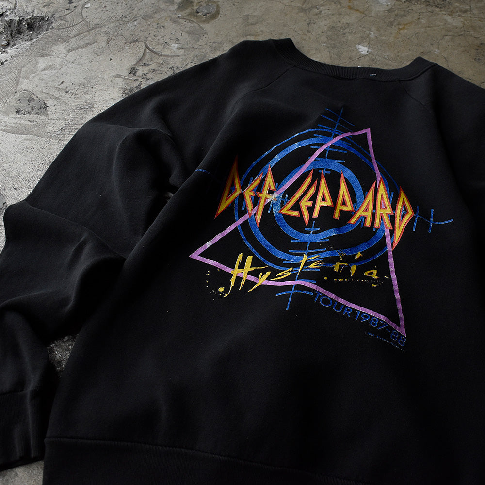 80’s Def Leppard “HYSTERIA 1987-1988 Tour” スウェット USA製 230922H