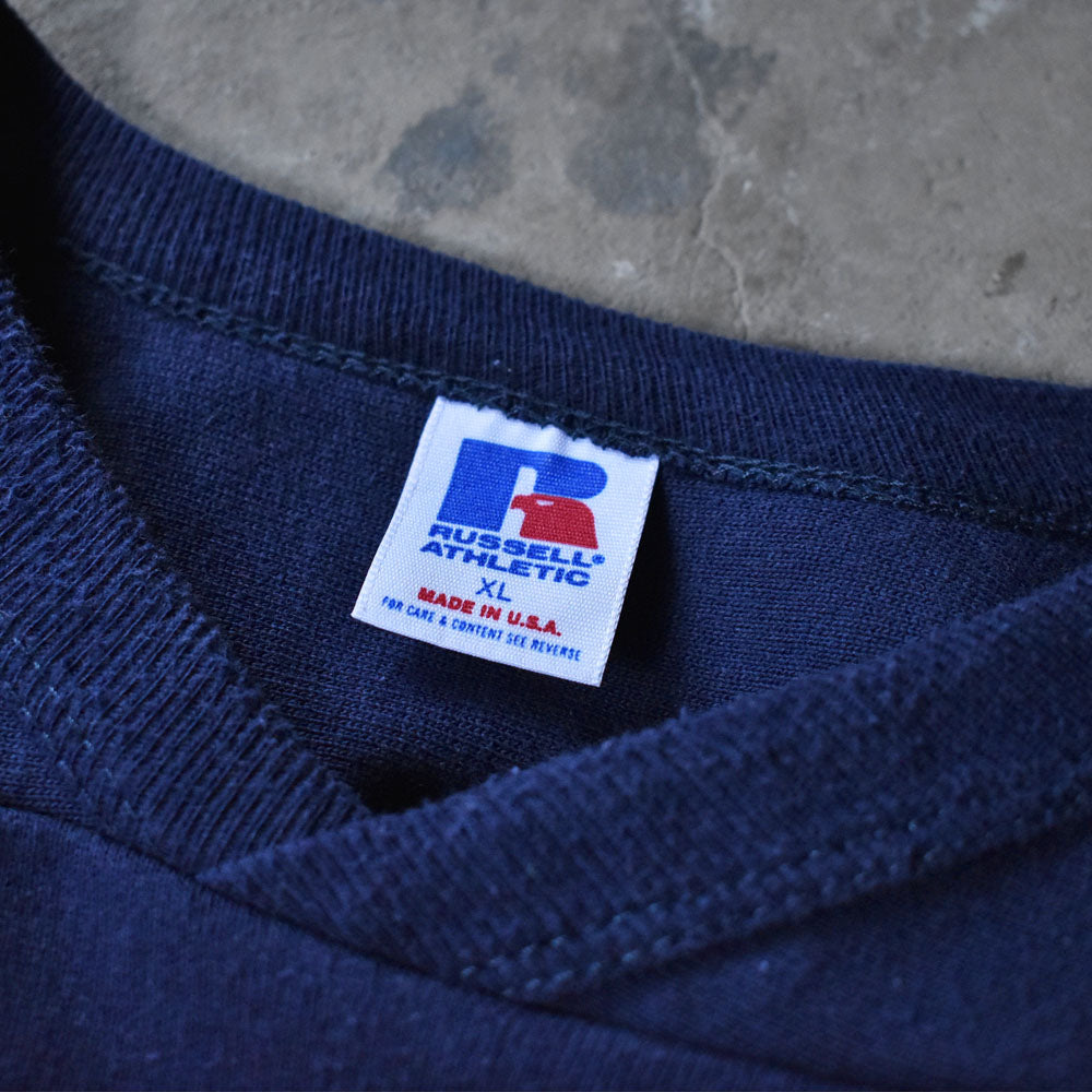 90’s RUSSELL ATHLETIC “MICHIGAN FOOTBALL” フットボールTシャツ 230920