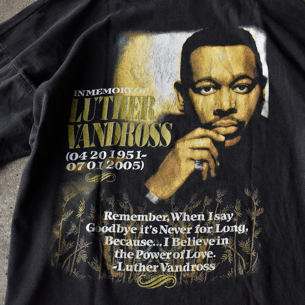 Y2K “Luther Vandross” メモリアルTシャツ 250608H