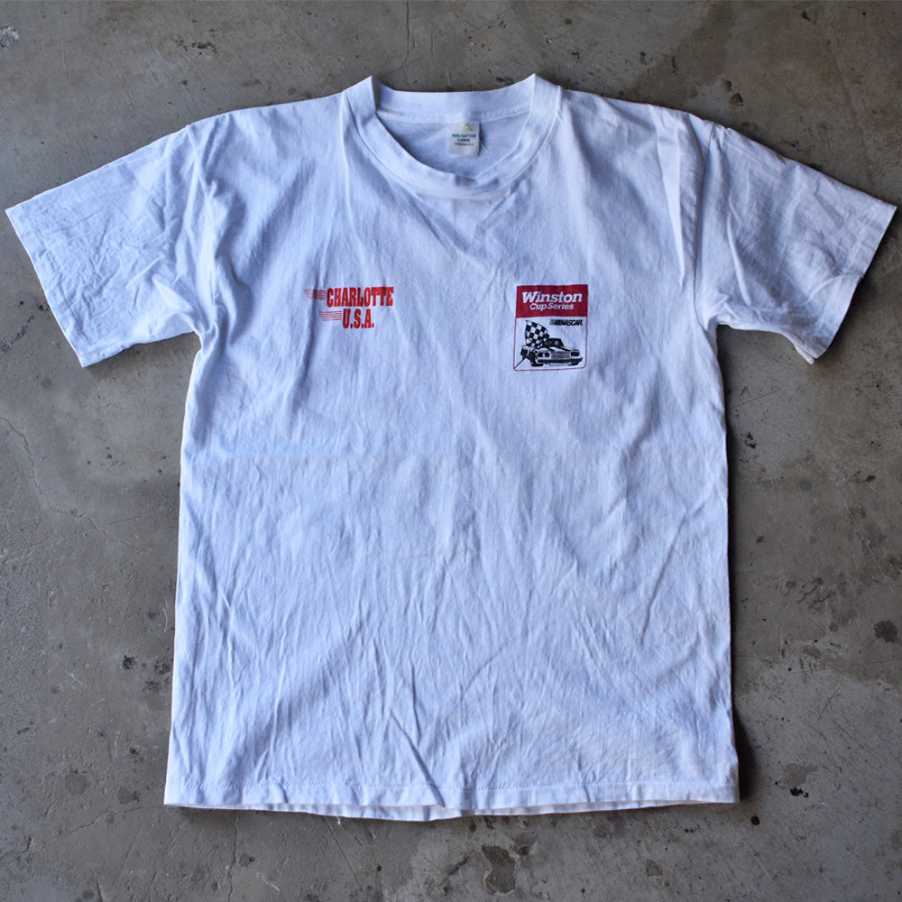 80's NASCAR “CHARLOTTE / Winston Cup Series” レーシングTシャツ USA製 230525