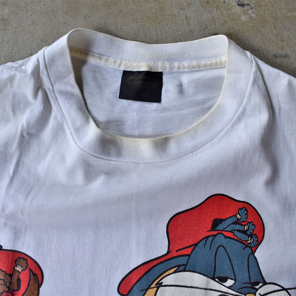 90’s Looney Tunes “Bugs&Taz Kris Kross” パロディTシャツ USA製 231005