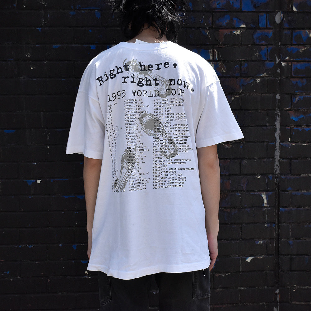90's Van Halen “Right Here, Right Now” World Tour Tシャツ 250422H