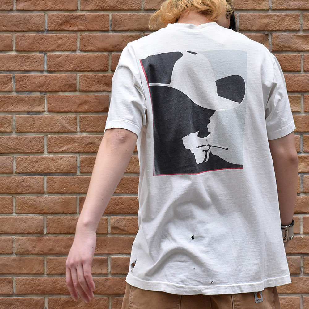 90's ダメージ! Marlboro "cow boy" Pocket Tシャツ USA製 240308H