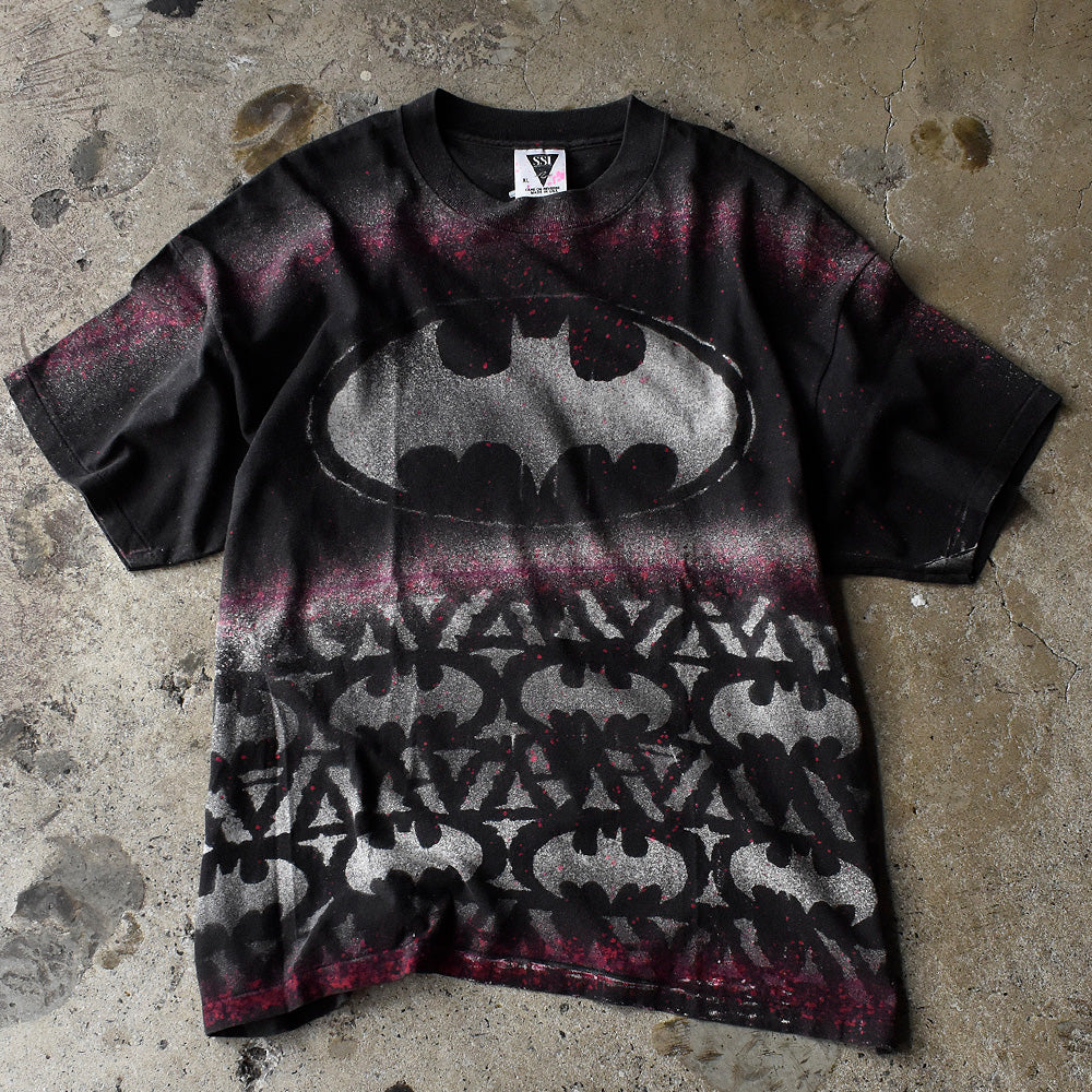 90's　AOP！　Batman/バットマン　ロゴTee　USA製　230809H