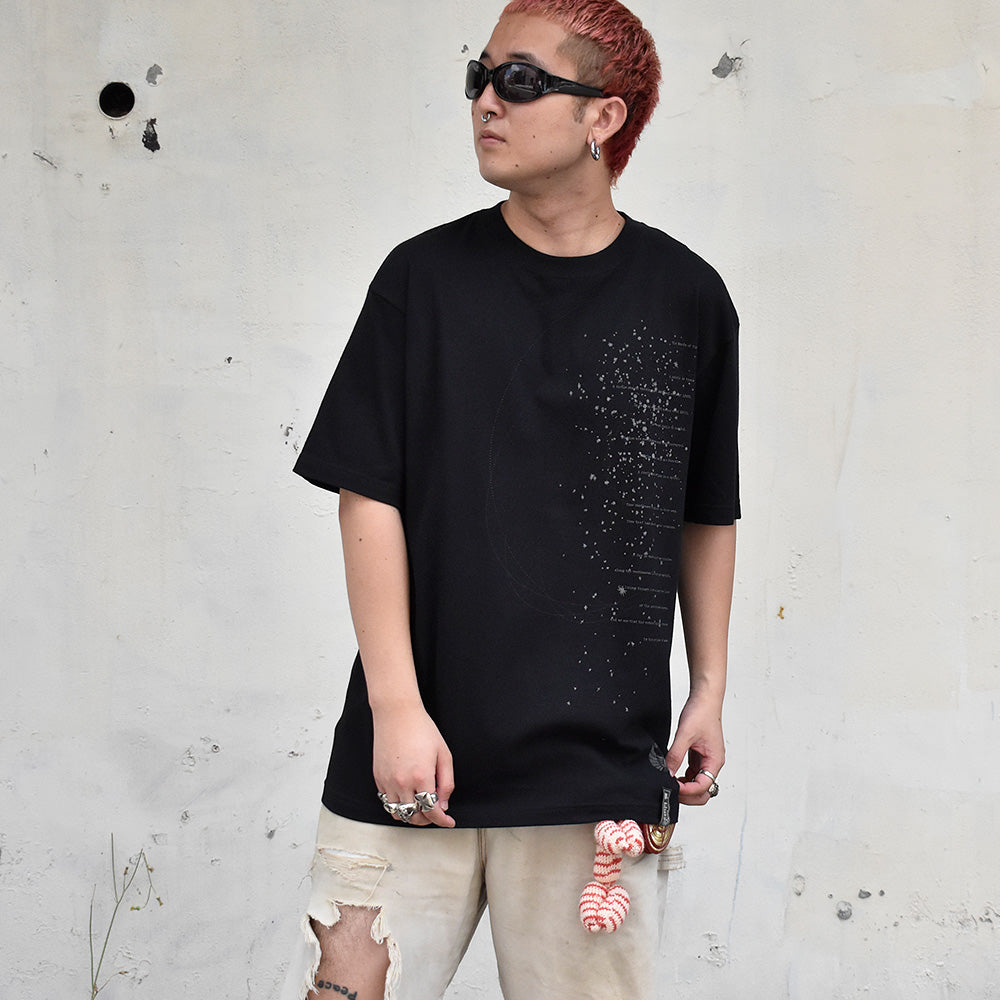 blackmeans 蓄光プリント Tシャツ 945-80TT107-1 250826H