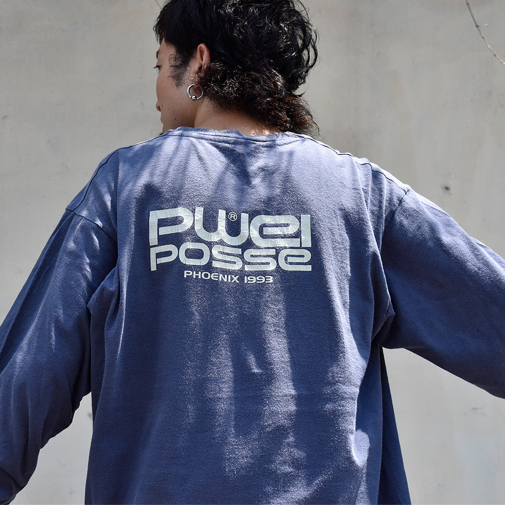 90's Pop Will Eat Itself(PWEI) "PWEI Posse PHOENIX 1993" 長袖 ロック Tシャツ 230728H