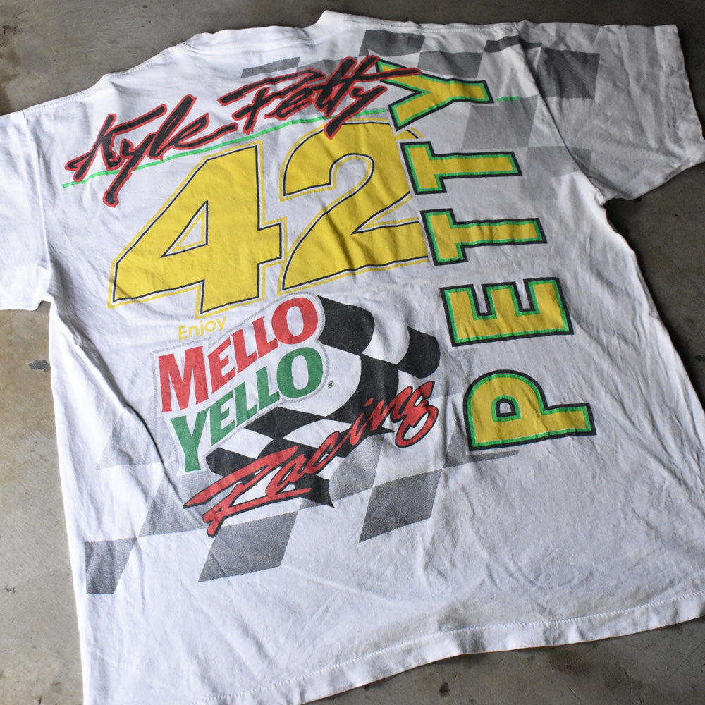 90's SporTee's “Kyle Petty #42” 両面プリント レーシング Tシャツ USA製 240403