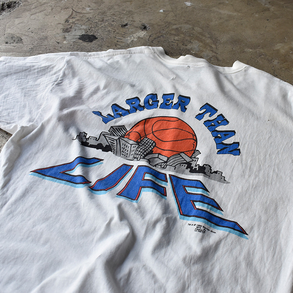 90's AOP! Looney Tunes "タズマニアン・デビル" バスケットボール! 海外アニメ キャラ Tシャツ 230724H