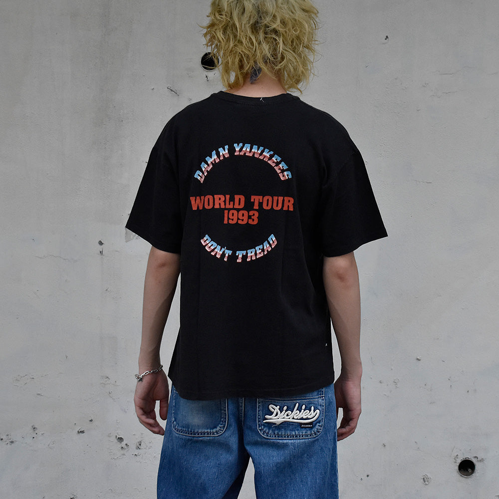 90's DAMN YANKEES “Don't Tread” World Tour ロック Tシャツ 250704H