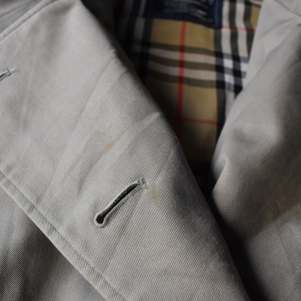 90’s Burberry バーバリーチェック トレンチコート 英国製 240108