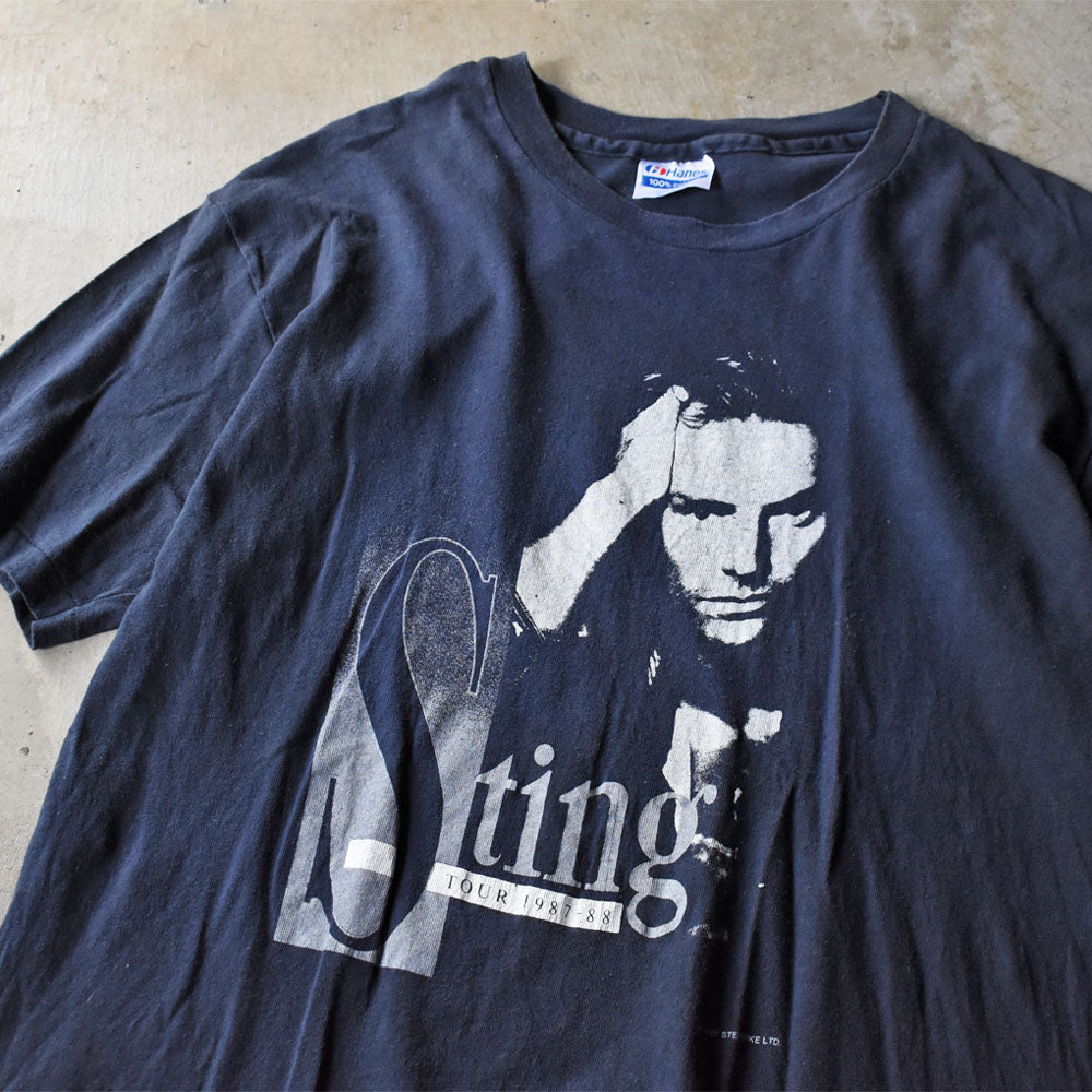 80’s Sting “...Nothing Like The Sun” Tour ロック Tシャツ 250919H