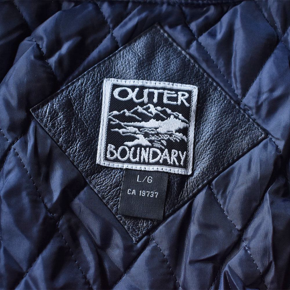 90’s OUTER BOUNDARY “BLAZERS” バーシティ アワードジャケット USA製 240202