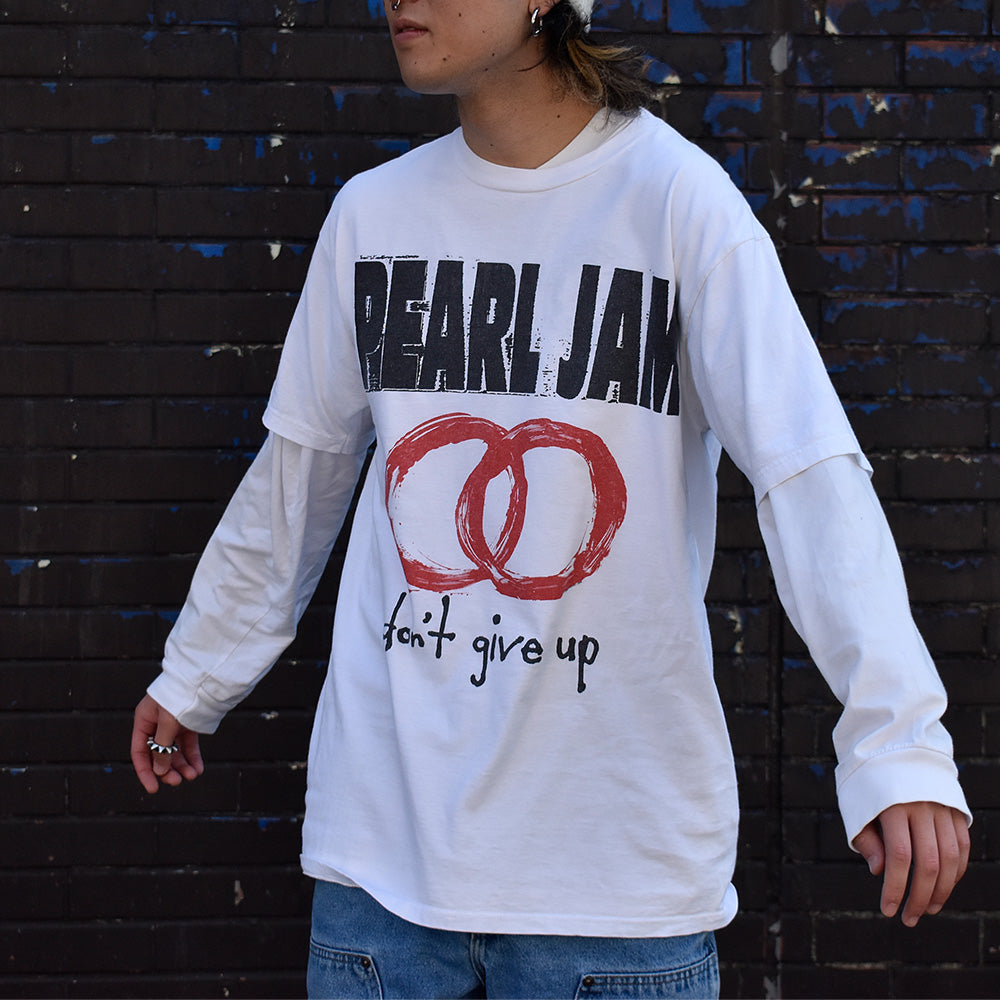 90's Pearl Jam “Don't Give Up” European Summer Tour Tシャツ 231101H