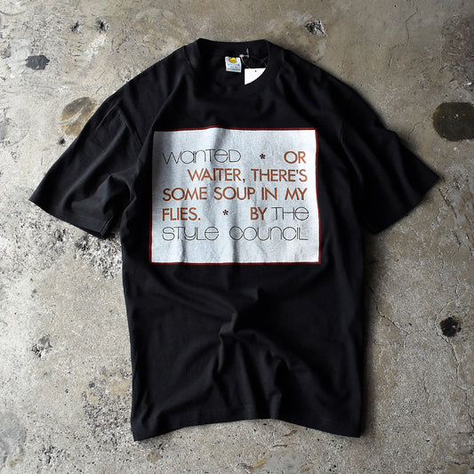 80's The Style Council “WANTED” Tシャツ “Noirshirt掲載” 240809H
