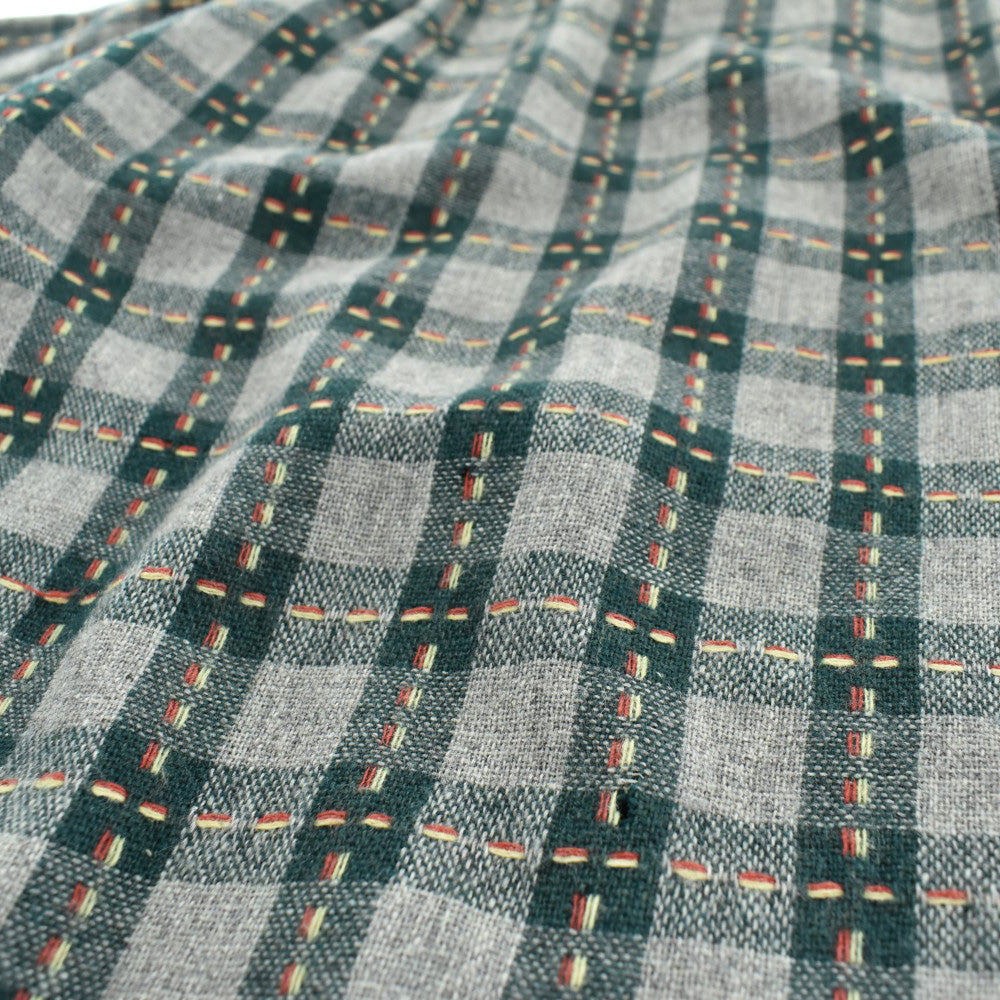 50’s TOWNCRAFT ウールチェック オープンカラー 半袖シャツ 260619H