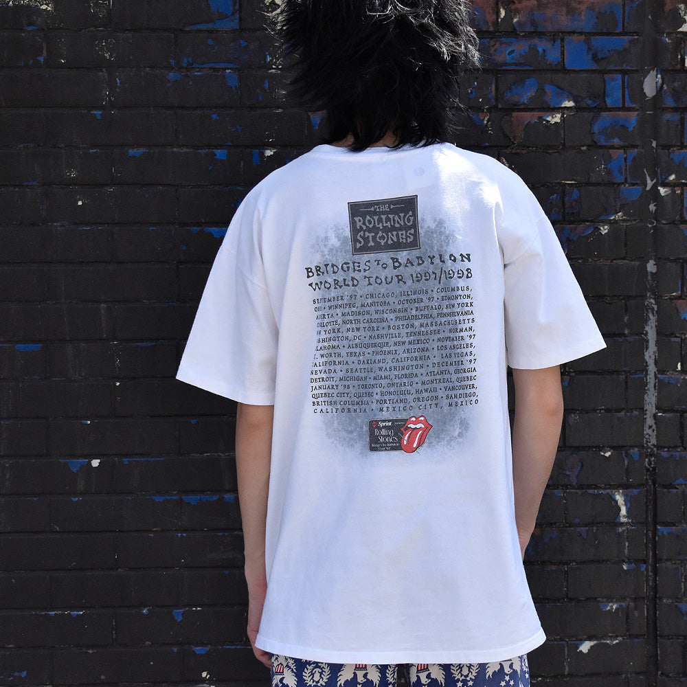 90’s The Rolling Stones “Bridges to Babylon” World Tour Tシャツ 250416H