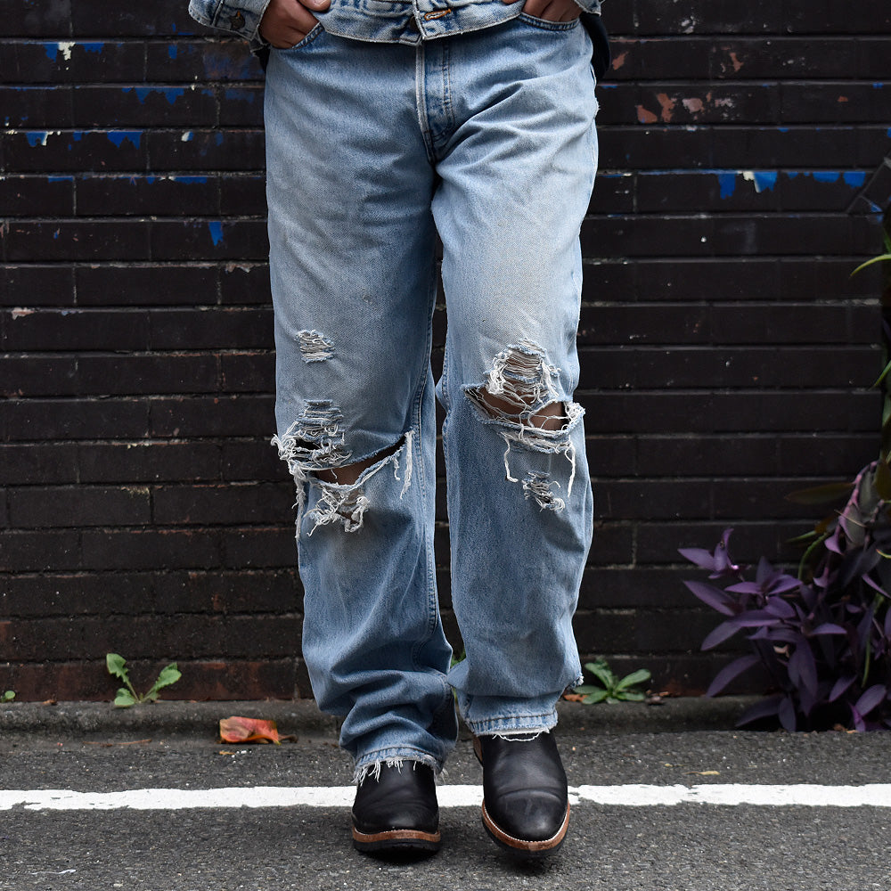 90's ダメージ! Levi's 501 デニムパンツ Euro製 230930H