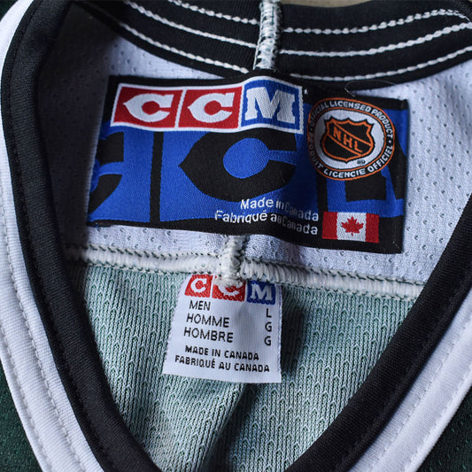 Y2K CCM “NHL Dallas Stars” ホッケーシャツ カナダ製 240329