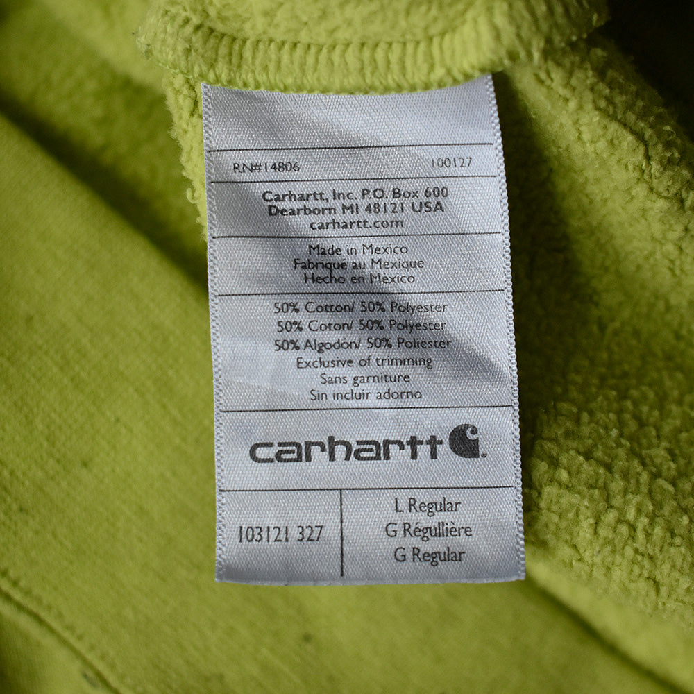 Carhartt ペンキ! 蛍光カラー プルオーバーパーカー 250304H