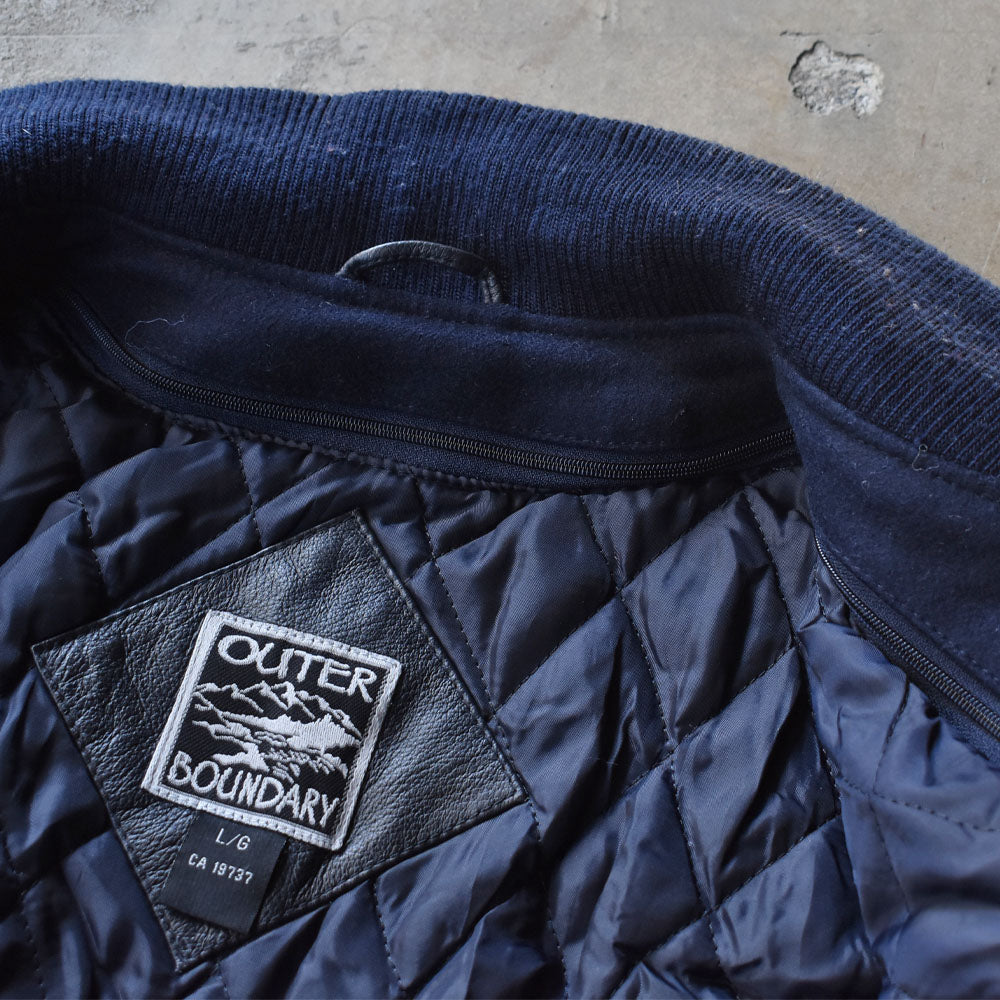 90’s OUTER BOUNDARY “BLAZERS” バーシティ アワードジャケット USA製 240202