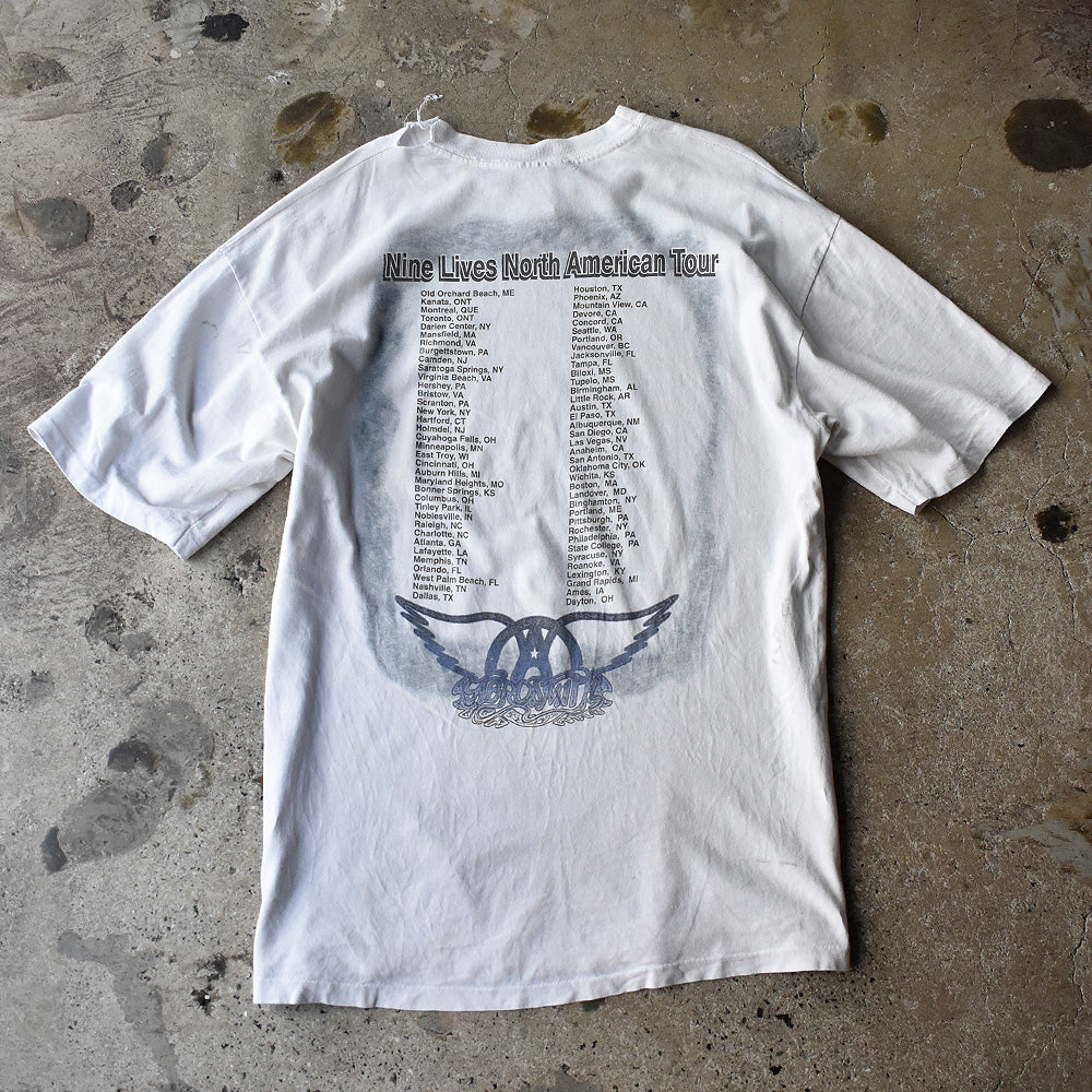90's Aerosmith “Nine Lives“ Tour Tシャツ 250607H