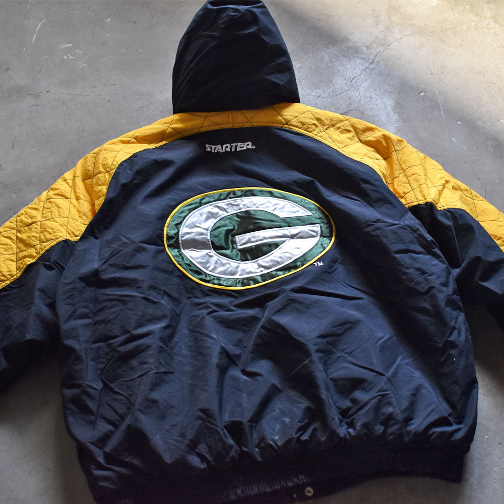 90-00's STARTER “NFL Green Bay Packers” 中綿入り ナイロンジャケット 231220