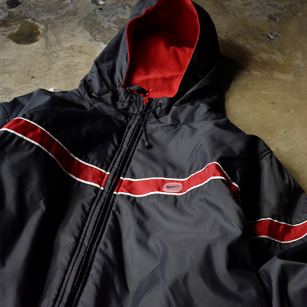 Y2K NIKE リバーシブル フード付き ナイロンジャケット 231226