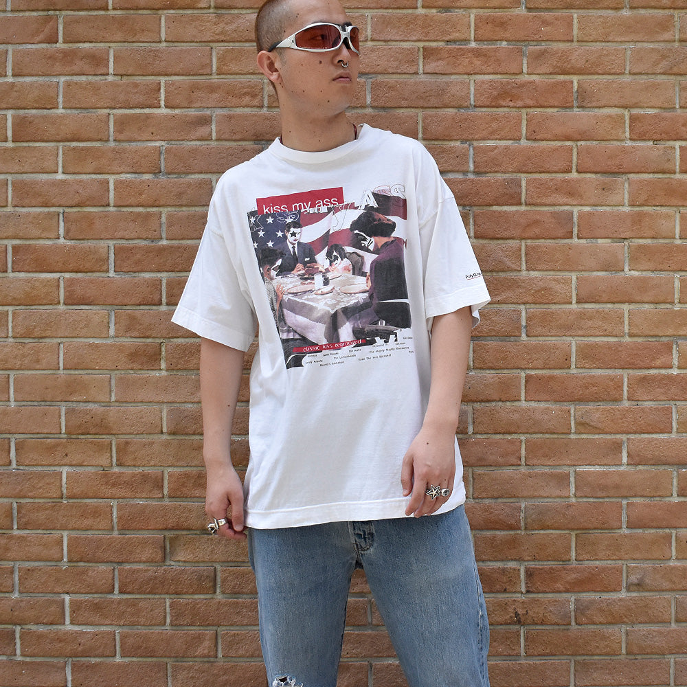 90's Kiss “Kiss My Ass: Classic Kiss Regrooved“ ロック Tシャツ 250703HY3