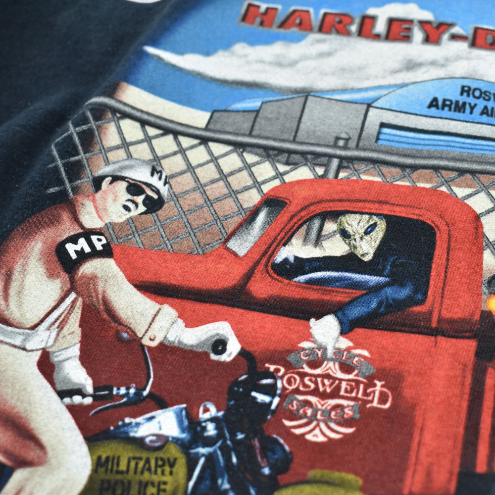 Y2K Harley-Davidson フレイム ファイヤーパターン ロンT 260313H