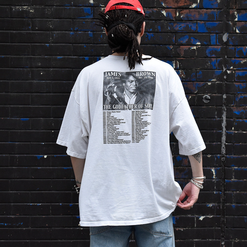 Y2K James Brown “GODFATHERS OF SOUL” 追悼 Tシャツ 240717H