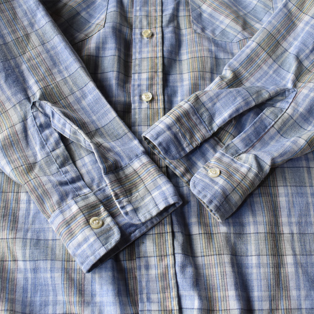 70’s Levi’s “REGULAR FIT” チェック柄 シャツ USA製 240611H