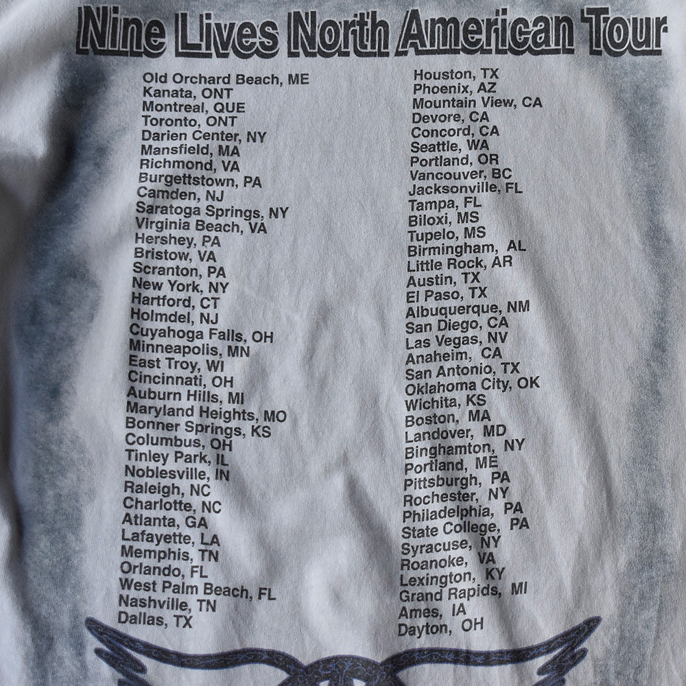 90's Aerosmith “Nine Lives“ Tour Tシャツ 250607H