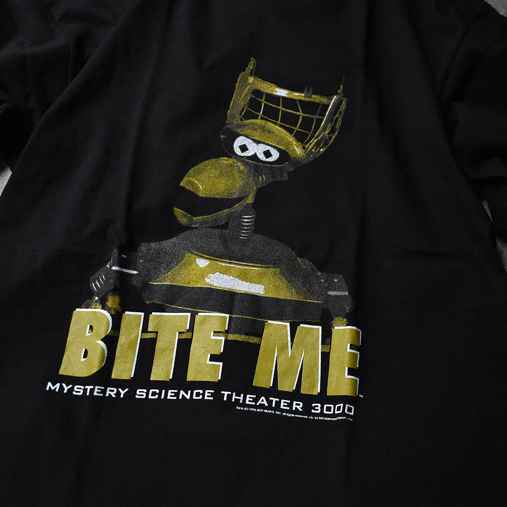 90's MYSTERY SCIENCE THEATER3000 “BITE ME” Tee USA製 230523
