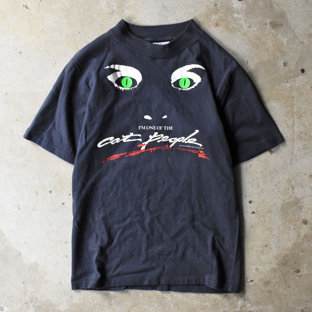 80’s "Cat People" ムービーTシャツ USA製 250916
