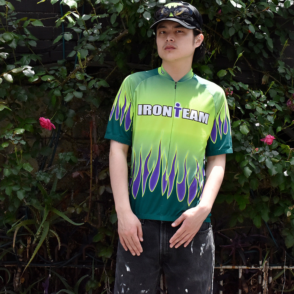 Sugoi ファイヤーパターン サイクリングシャツ 240426H