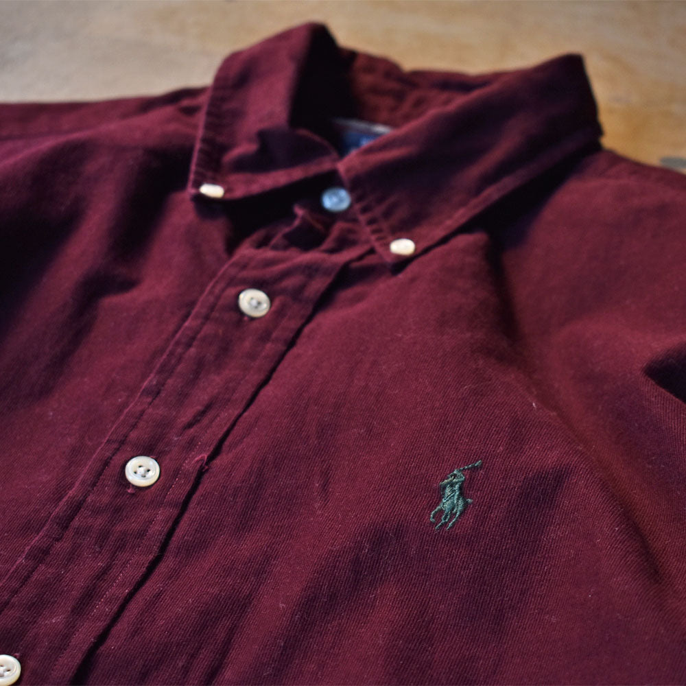 90's Ralph Lauren/ラルフ ローレン “BLAKE” 無地 ボタンダウンシャツ 230510
